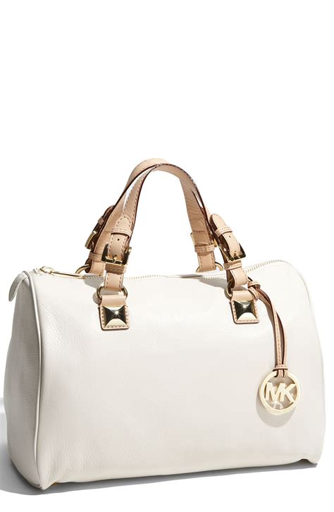 michael kors grayson large vanilla|michael michael kors grayson large satchel vanilla .